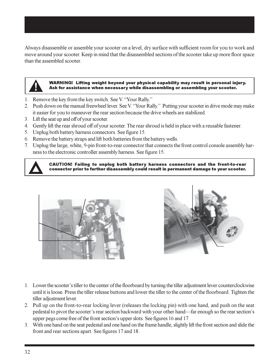Pride Mobility SC155 User Manual | Page 32 / 39