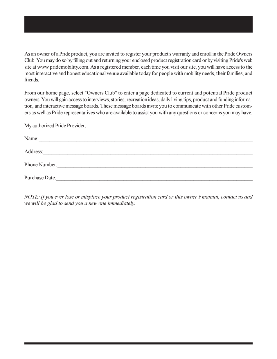 Pride Mobility SC155 User Manual | Page 5 / 39