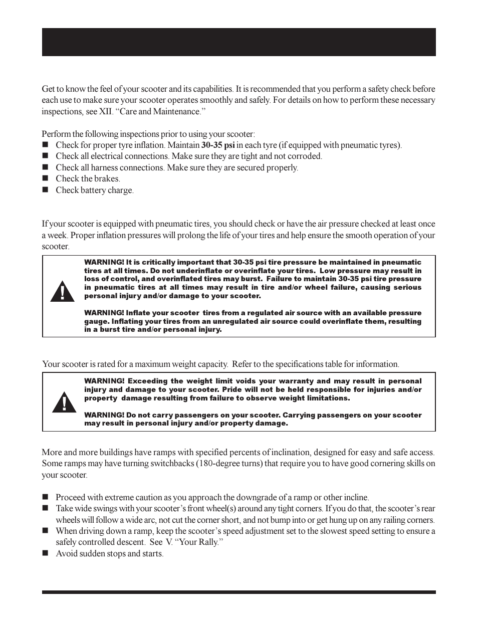 Pride Mobility SC155 User Manual | Page 7 / 39