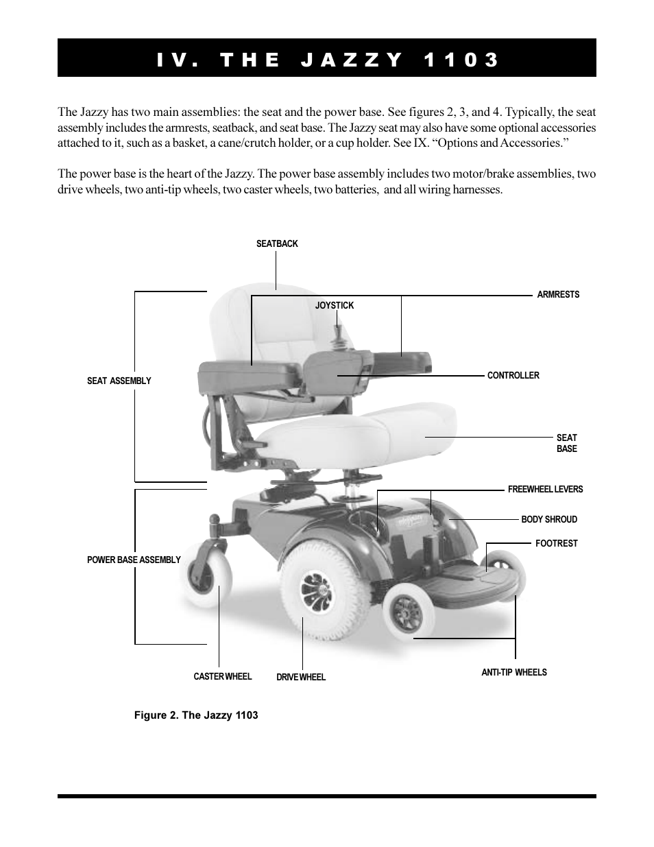 Pride Mobility JAZZY 1103 User Manual | Page 15 / 47