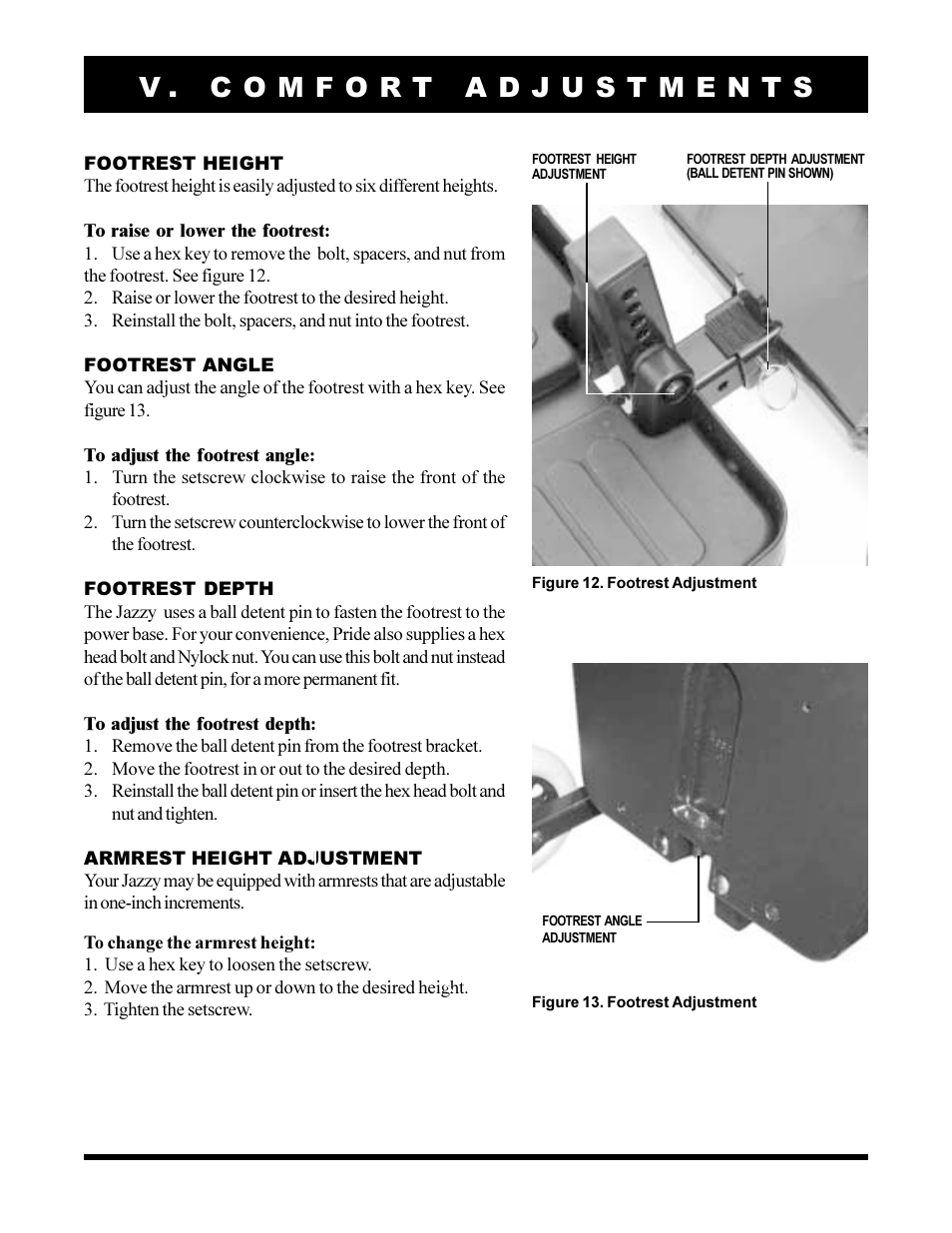 Pride Mobility JAZZY 1103 User Manual | Page 22 / 47