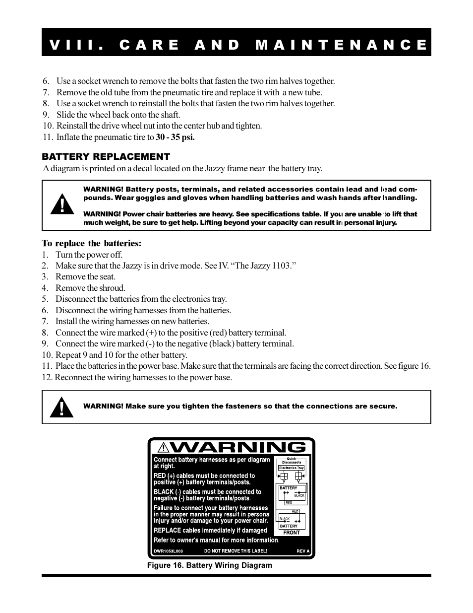 Pride Mobility JAZZY 1103 User Manual | Page 38 / 47