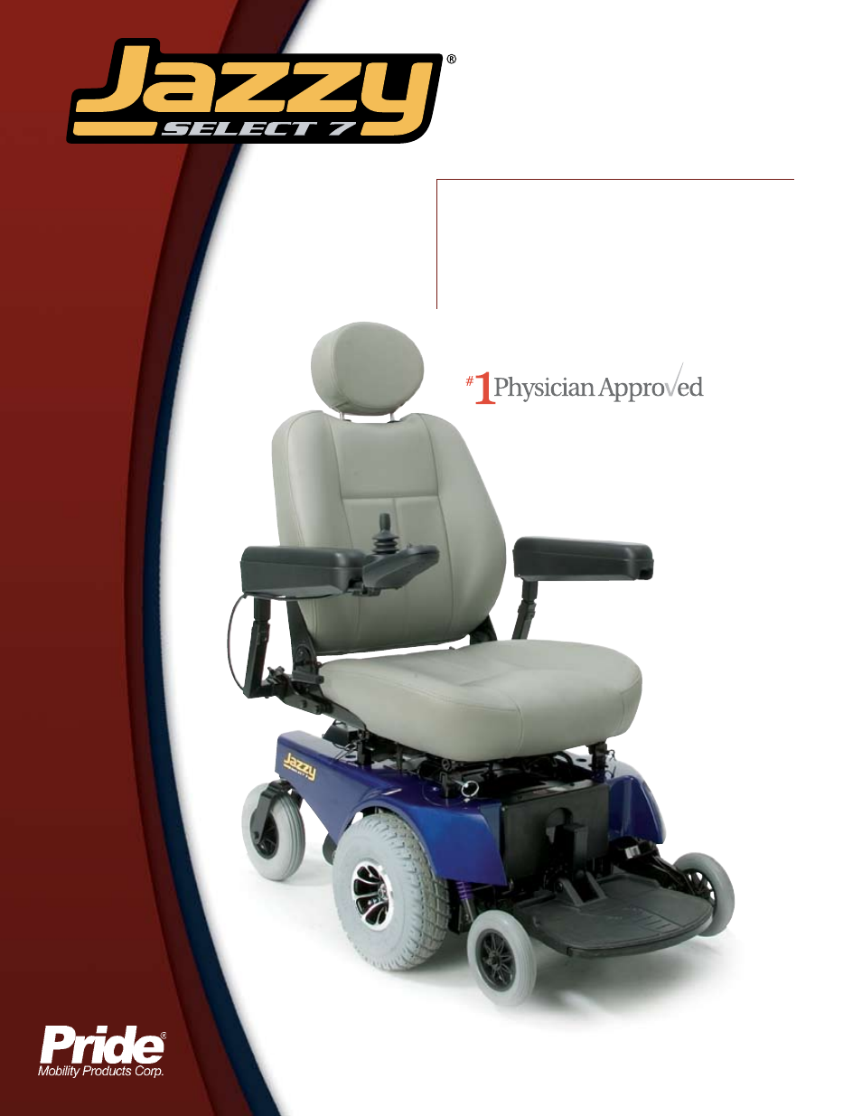 Pride Mobility Jazzy Select 7 JZ SEL 7 SS User Manual | 2 pages