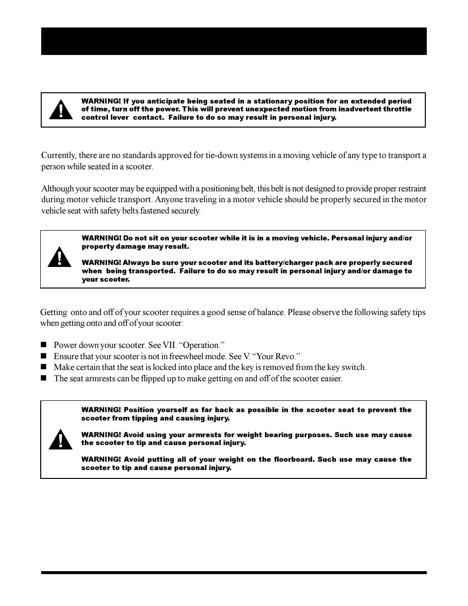 Pride Mobility SC3450 User Manual | Page 13 / 38