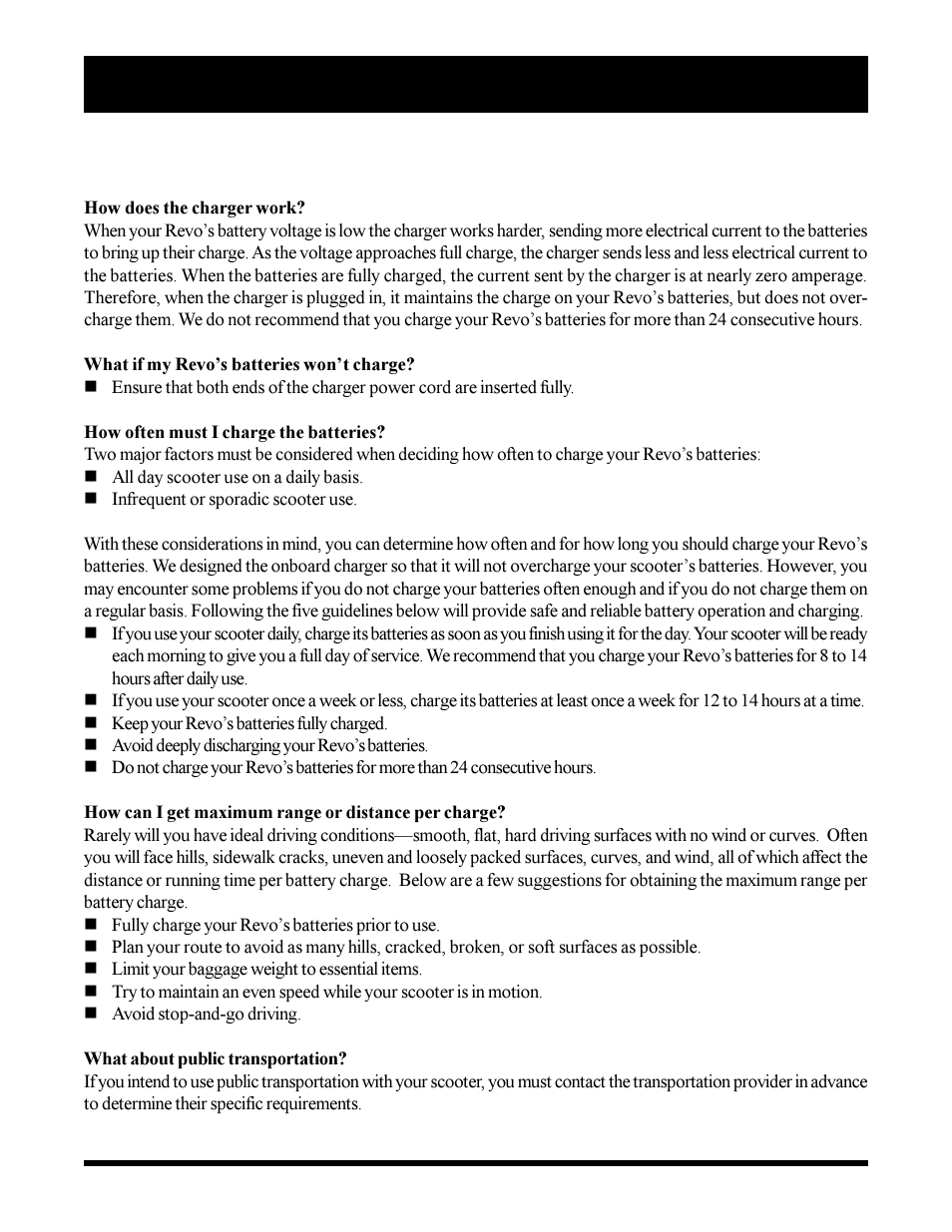 Pride Mobility SC3450 User Manual | Page 24 / 38