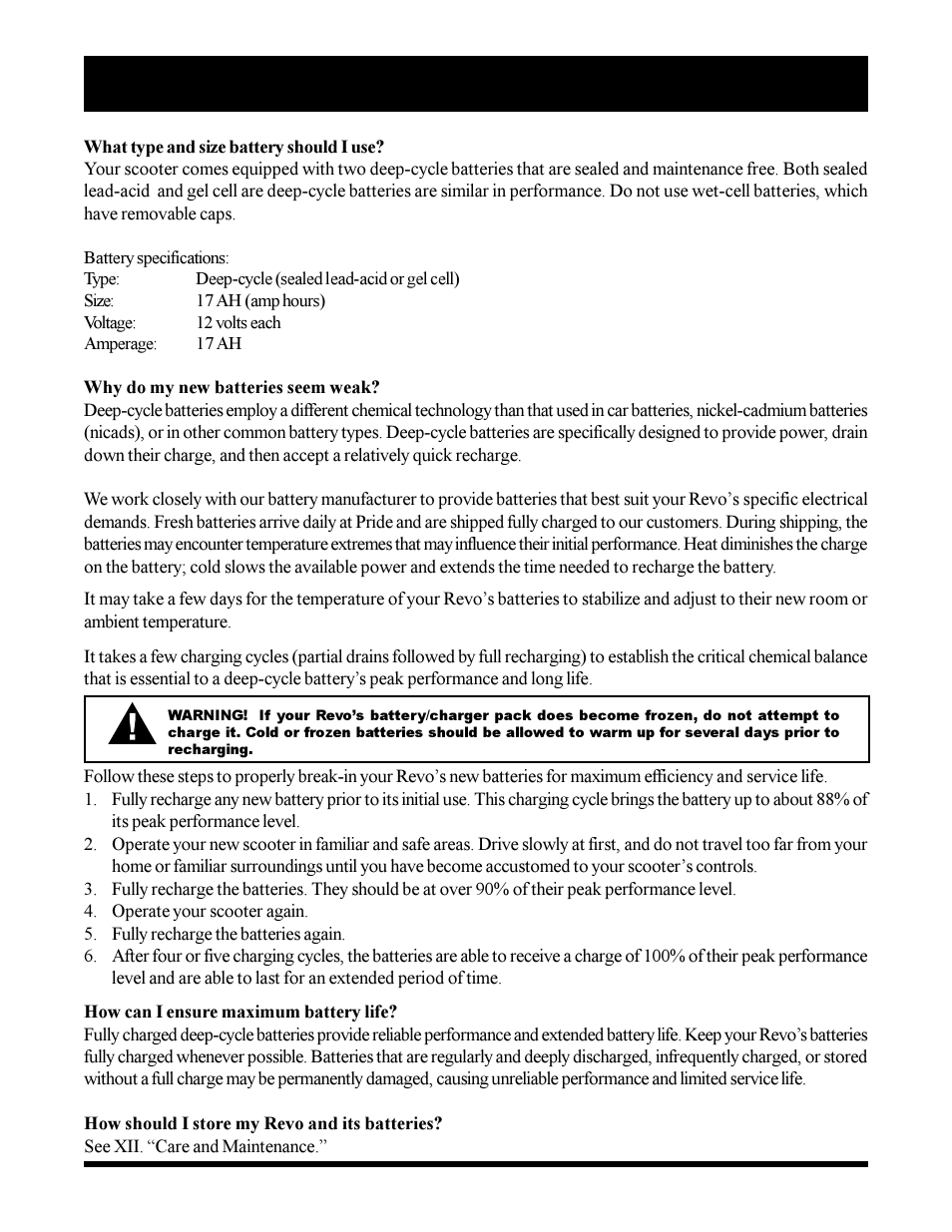 Pride Mobility SC3450 User Manual | Page 25 / 38