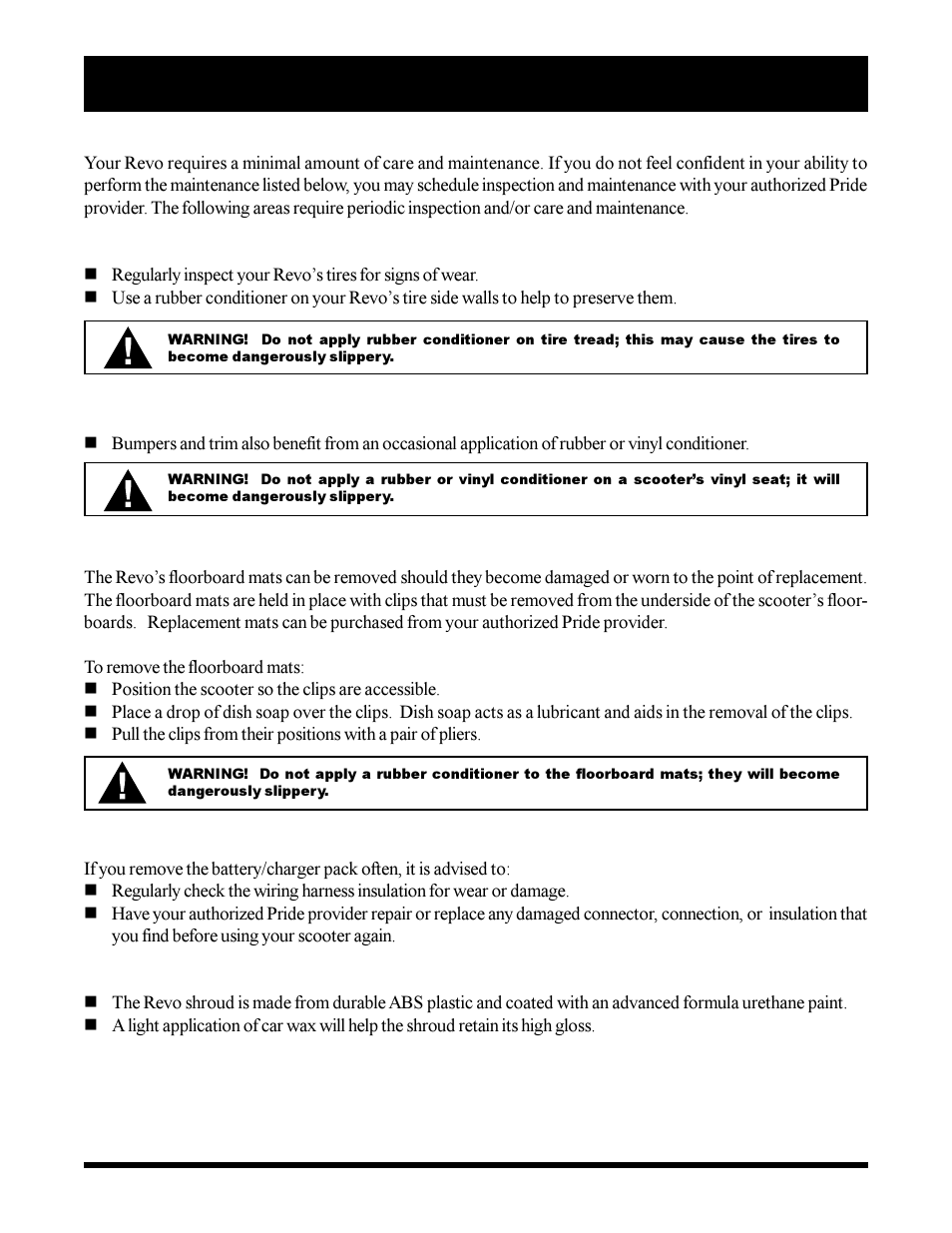 Pride Mobility SC3450 User Manual | Page 35 / 38