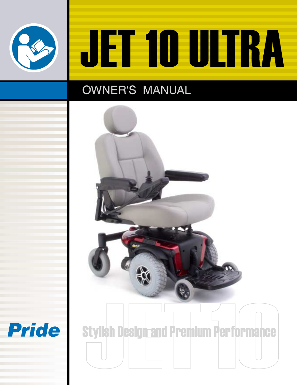 Pride Mobility Jet10Ultra User Manual | 44 pages