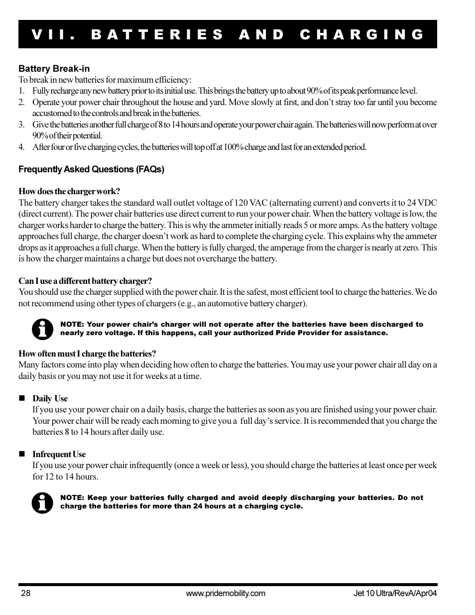 Pride Mobility Jet10Ultra User Manual | Page 28 / 44