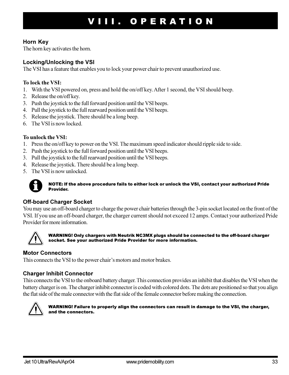 Pride Mobility Jet10Ultra User Manual | Page 33 / 44