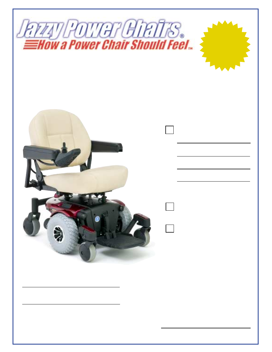 Quality control - jazzy 610, Infmanu2897 | Pride Mobility JAZZY 610 User Manual | Page 47 / 47