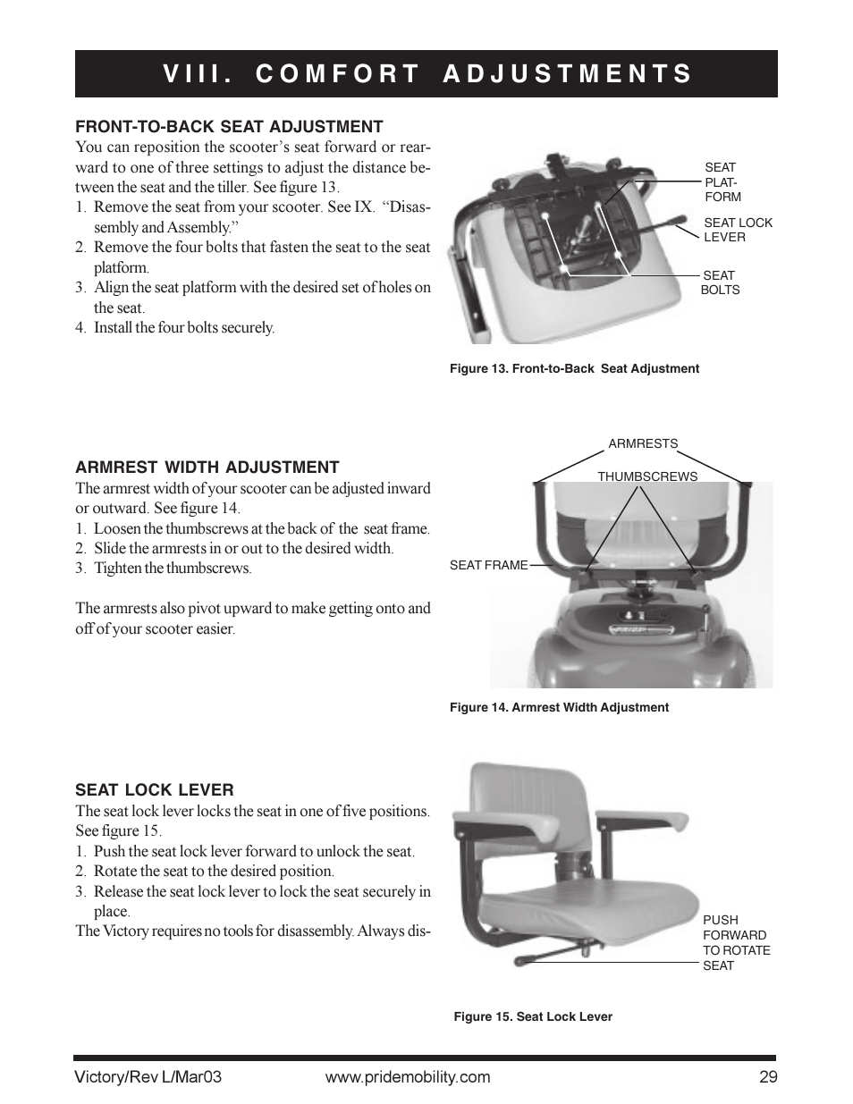 Pride Mobility scooter User Manual | Page 29 / 36