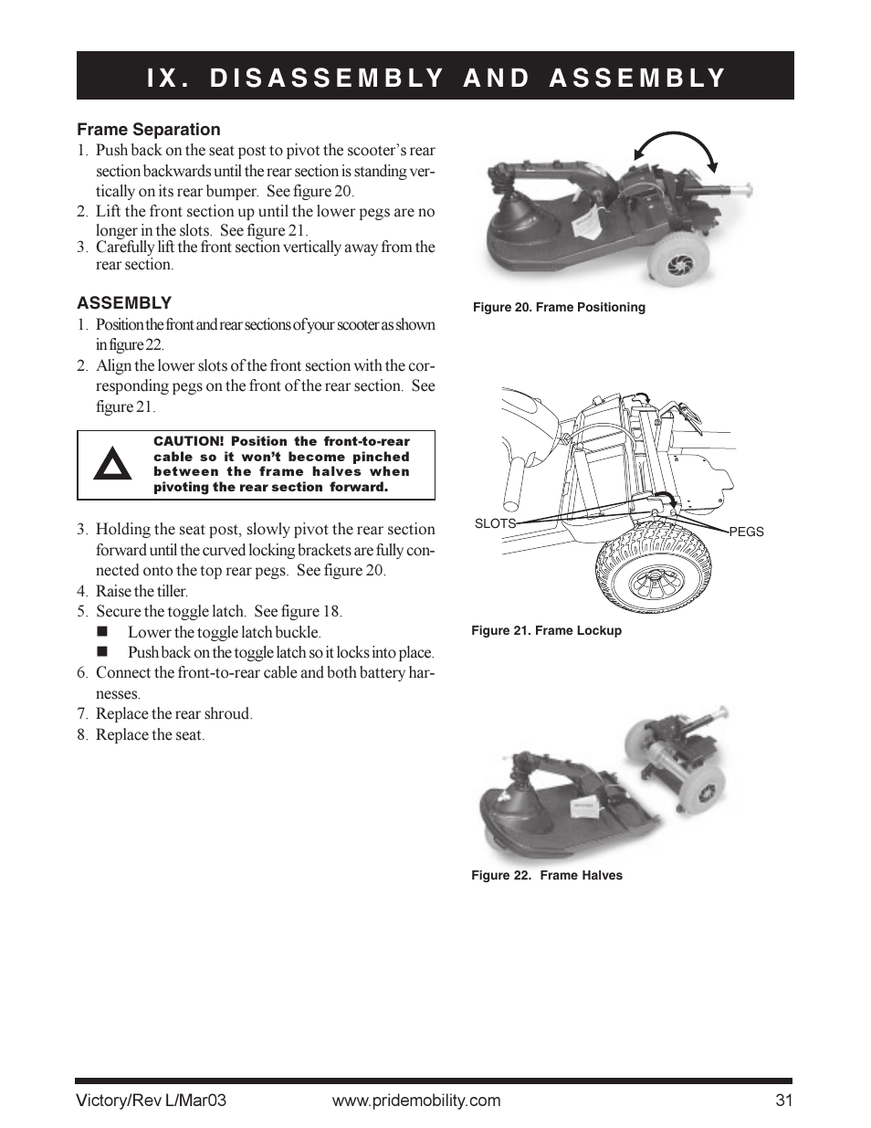 Pride Mobility scooter User Manual | Page 31 / 36