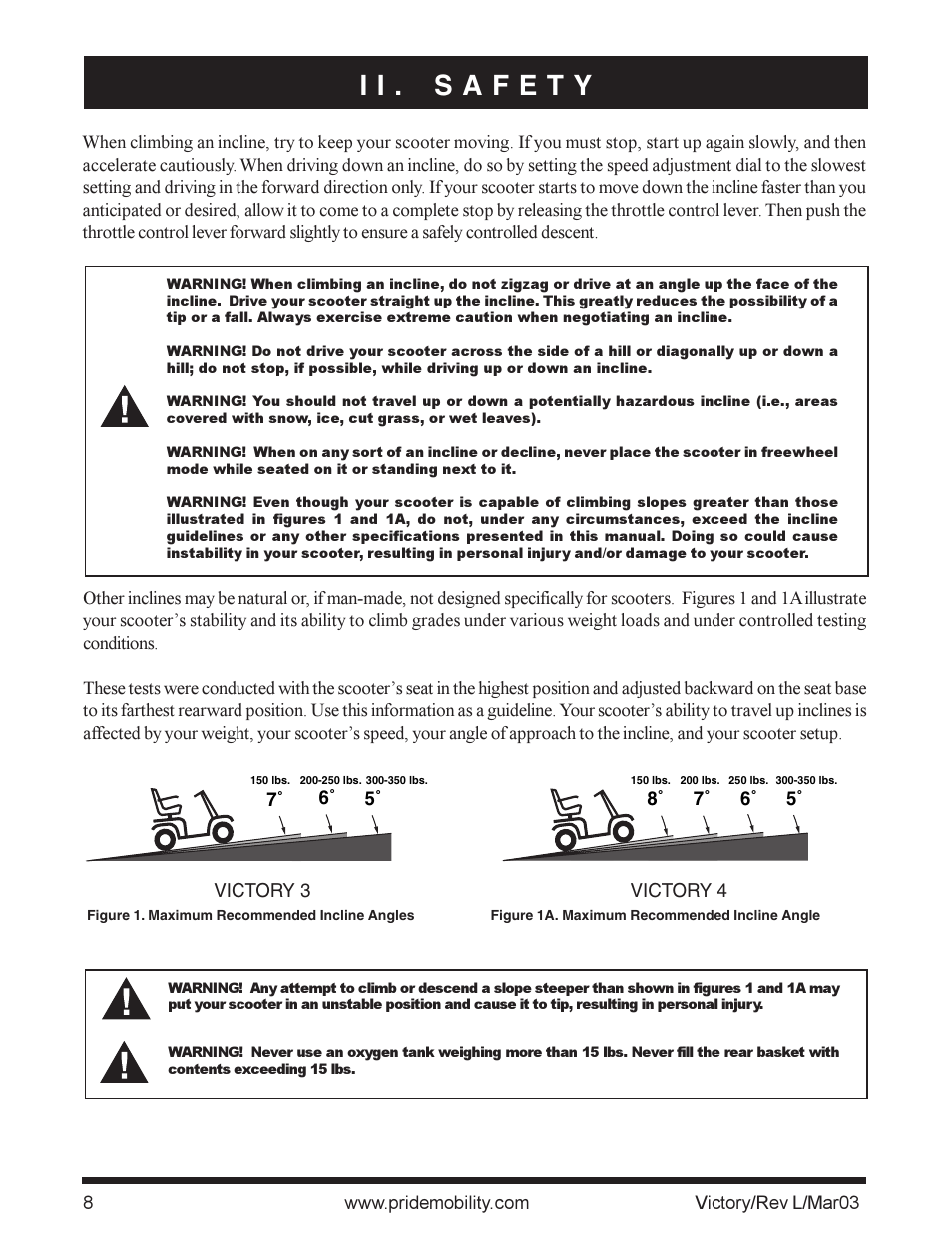 Pride Mobility scooter User Manual | Page 8 / 36