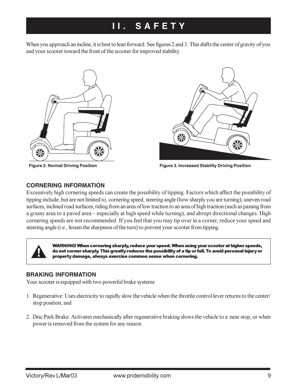 Pride Mobility scooter User Manual | Page 9 / 36