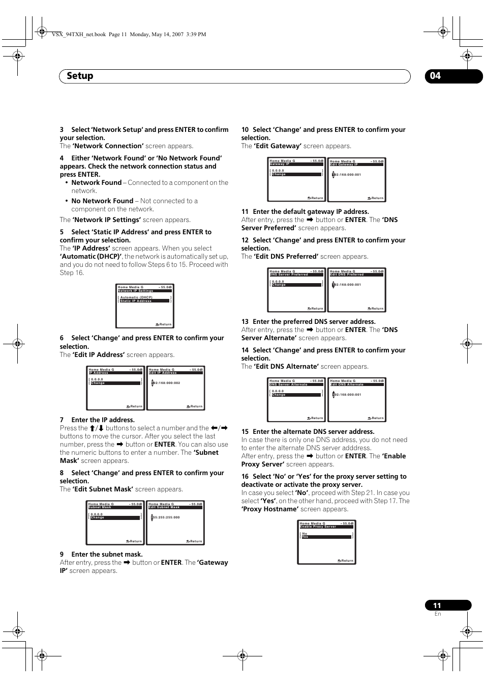 Setup 04 | Pioneer Industrial VSX-94-TXH User Manual | Page 11 / 18