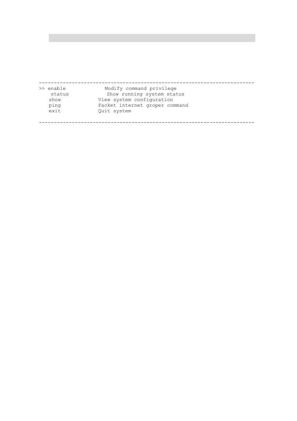 2 main menu before enable, Ain menu before enable | Planet Technology G.SHDSL.bis Bridge Router GRT-504 User Manual | Page 109 / 152