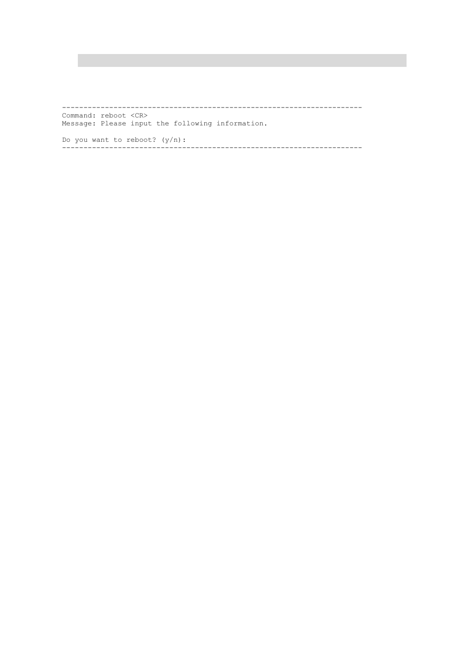 7 reboot, Eboot | Planet Technology G.SHDSL.bis Bridge Router GRT-504 User Manual | Page 124 / 152