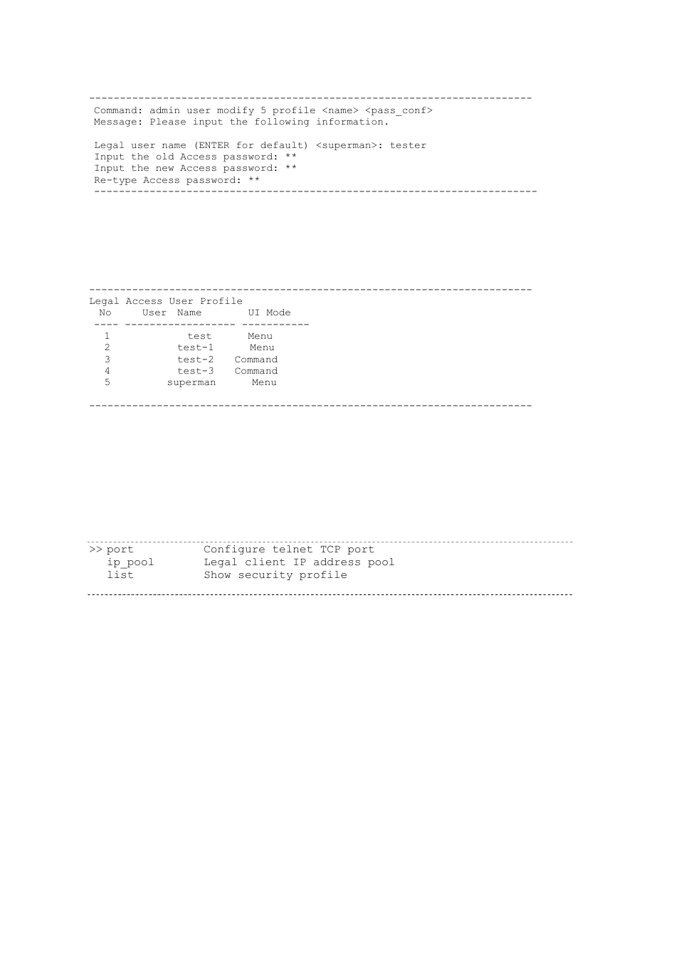 2 security, Security | Planet Technology G.SHDSL.bis Bridge Router GRT-504 User Manual | Page 127 / 152