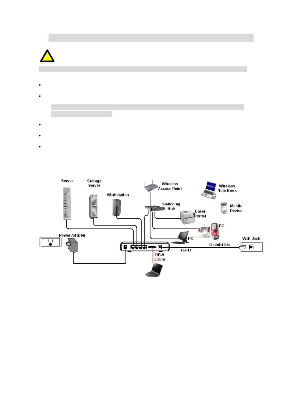 2 install the shdsl.bis router, Nstall the, Shdsl | Outer | Planet Technology G.SHDSL.bis Bridge Router GRT-504 User Manual | Page 28 / 152