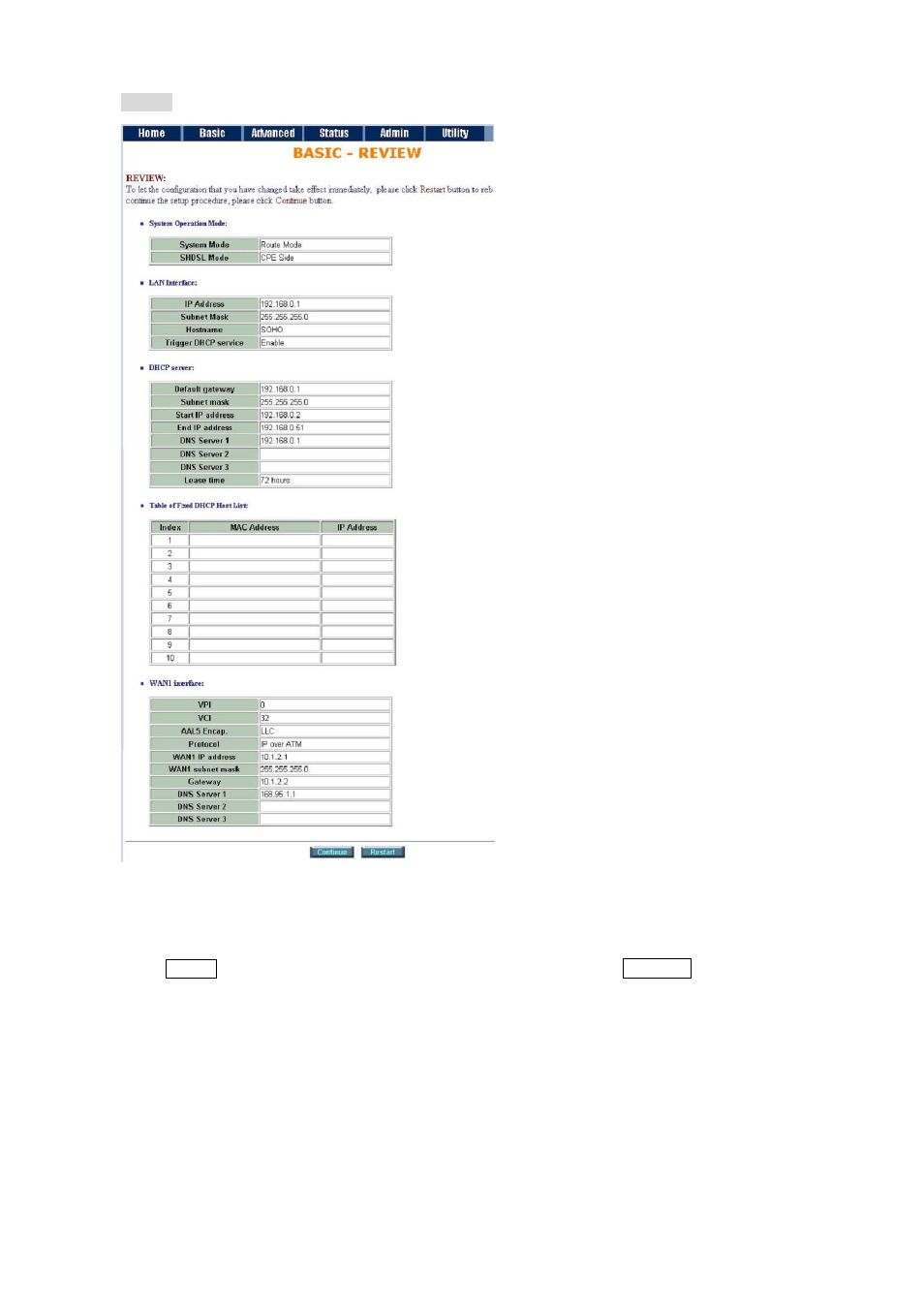 Planet Technology G.SHDSL.bis Bridge Router GRT-504 User Manual | Page 44 / 152