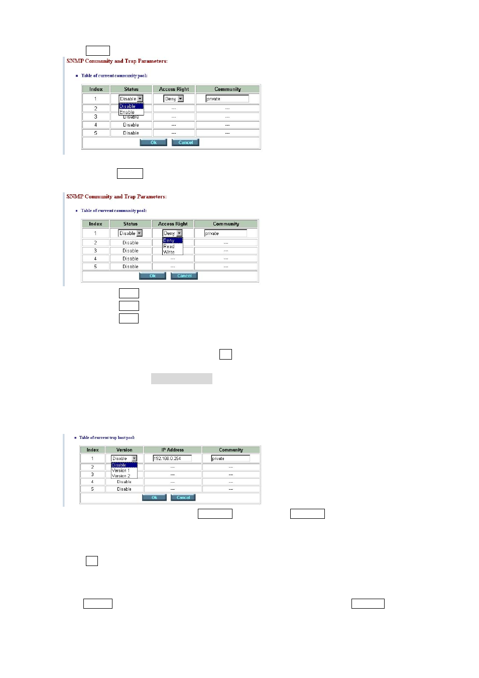 2 trap host pool, Trap host pool | Planet Technology G.SHDSL.bis Bridge Router GRT-504 User Manual | Page 91 / 152