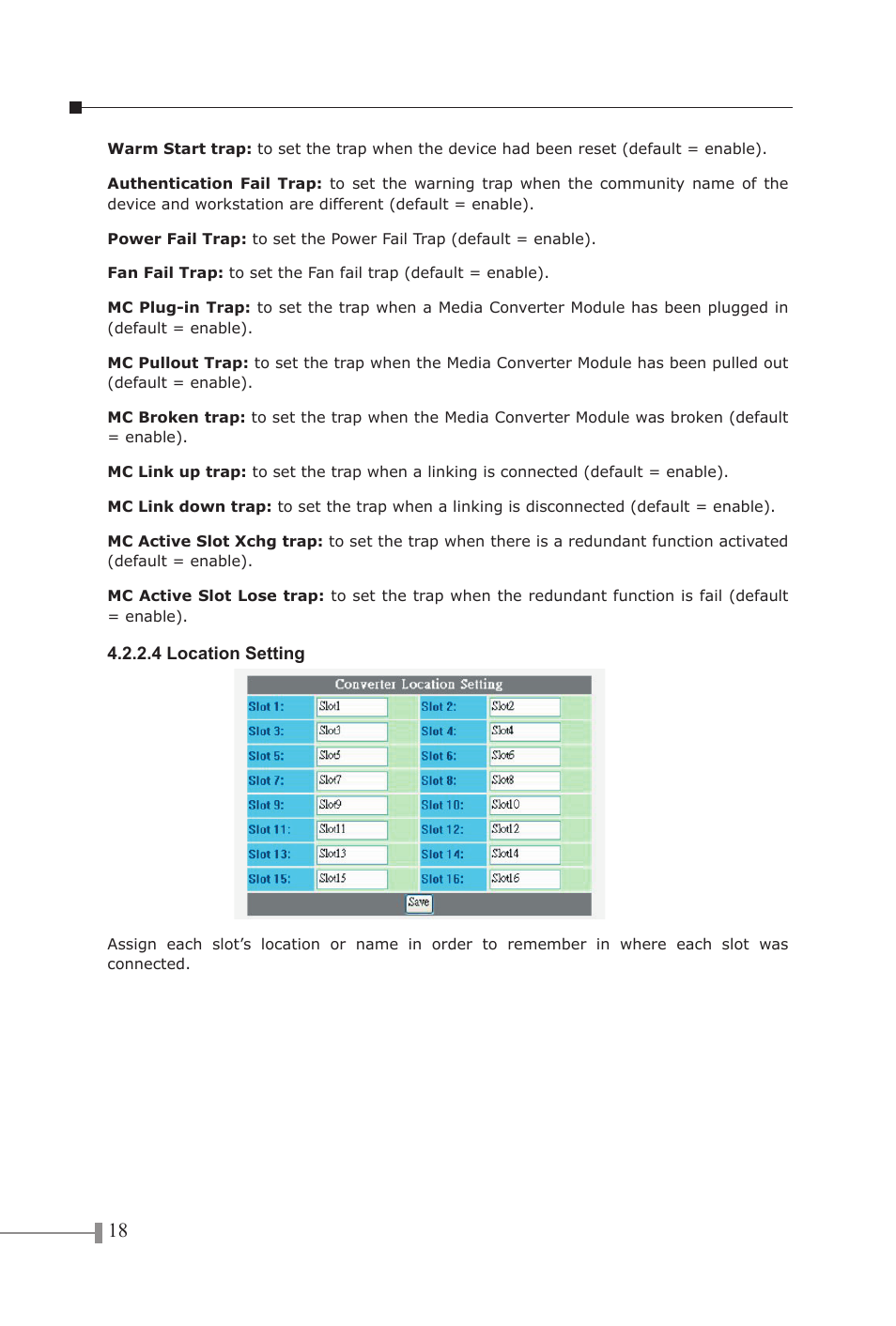 4 location setting | Planet Technology LCD MONITOR 170S8FS User Manual | Page 21 / 26