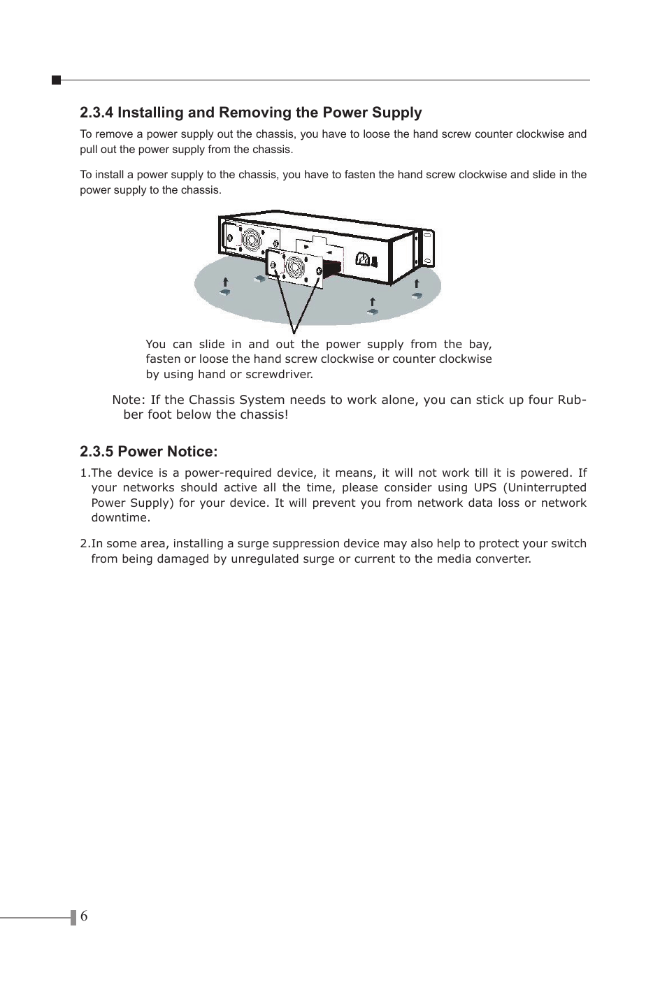 4 installing and removing the power supply, 5 power notice | Planet Technology LCD MONITOR 170S8FS User Manual | Page 9 / 26