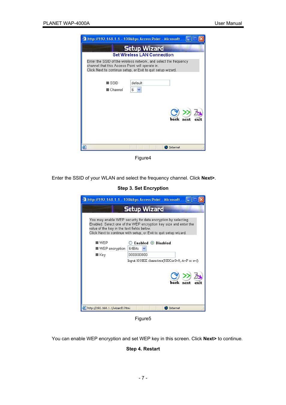 Planet Technology WAP-4000A User Manual | Page 11 / 27