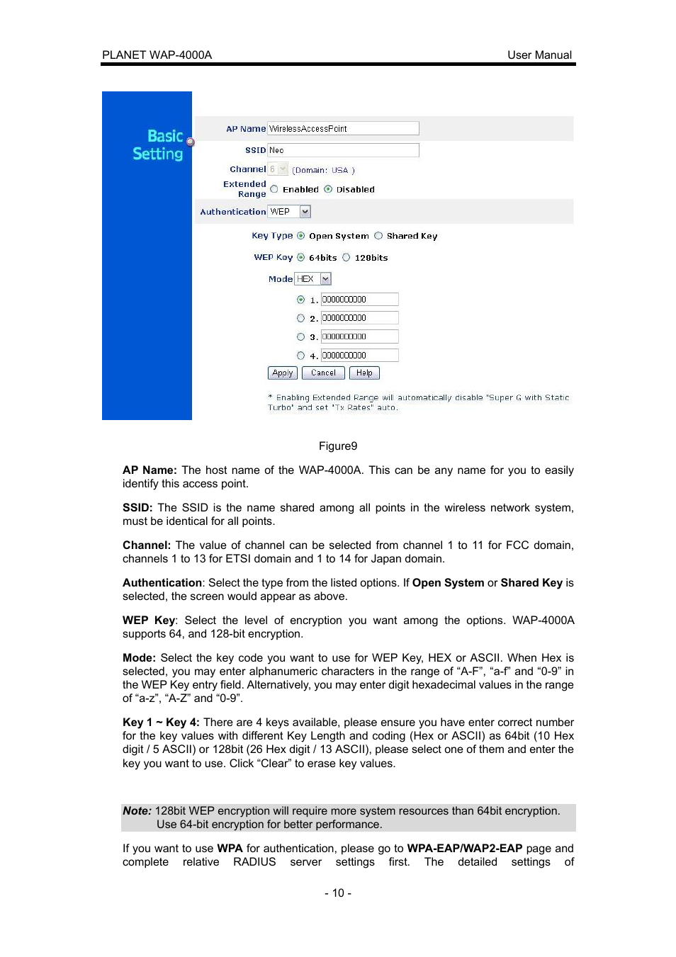 Planet Technology WAP-4000A User Manual | Page 14 / 27