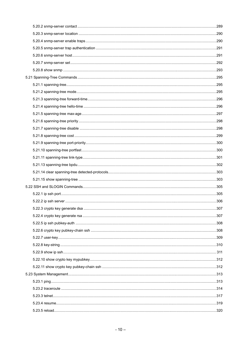 Planet Technology WGSD-8000 User Manual | Page 10 / 382