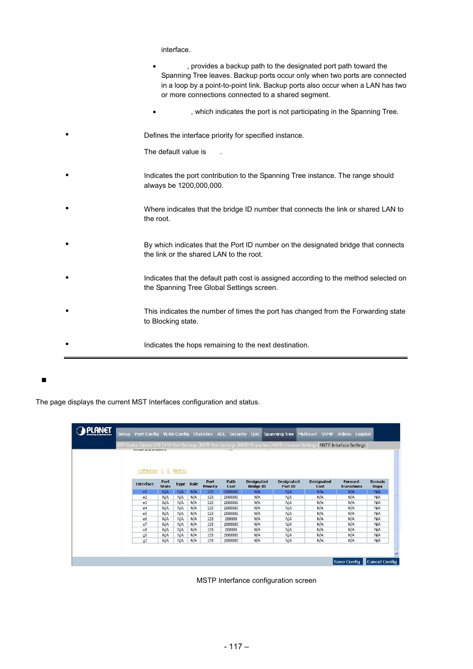 Planet Technology WGSD-8000 User Manual | Page 117 / 382