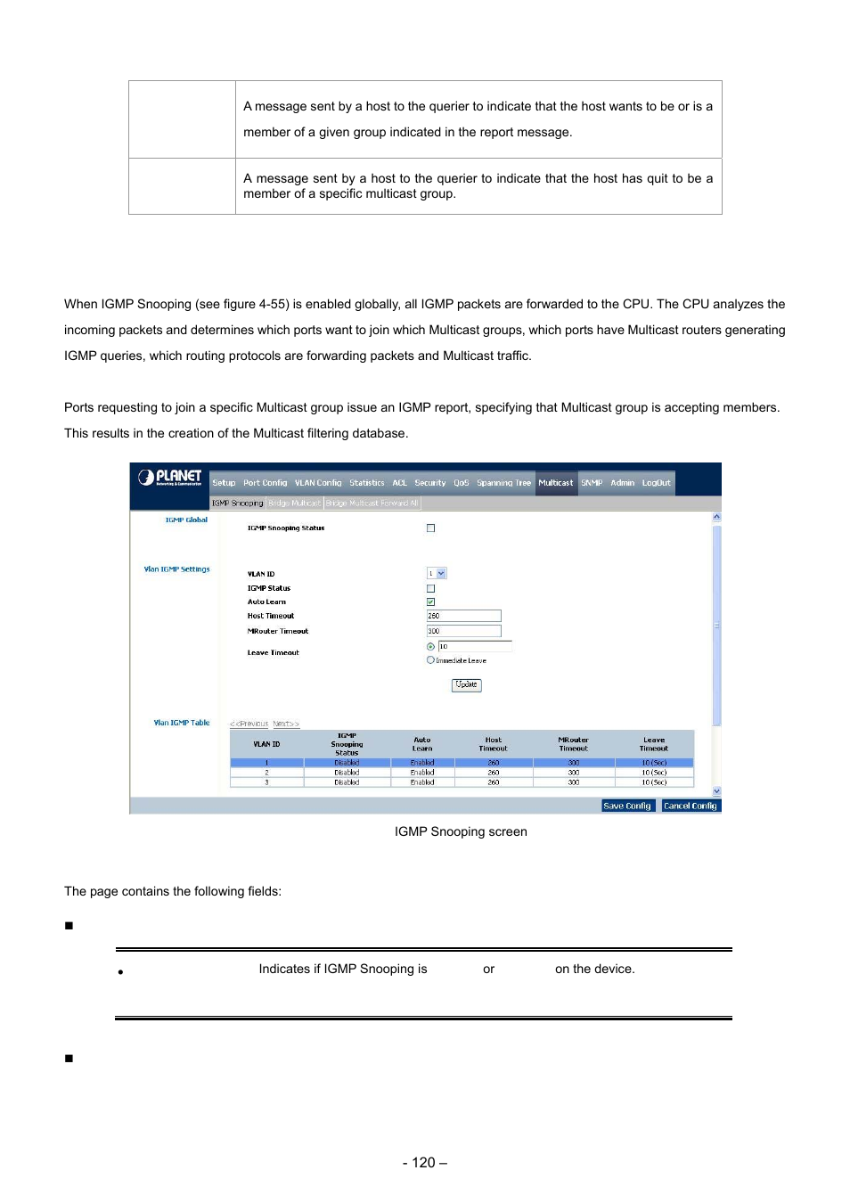 1 igmp snooping | Planet Technology WGSD-8000 User Manual | Page 120 / 382