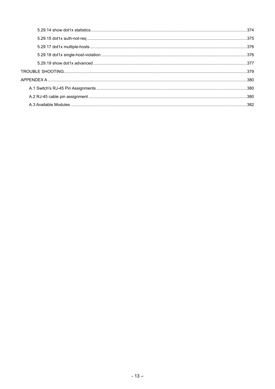 Planet Technology WGSD-8000 User Manual | Page 13 / 382