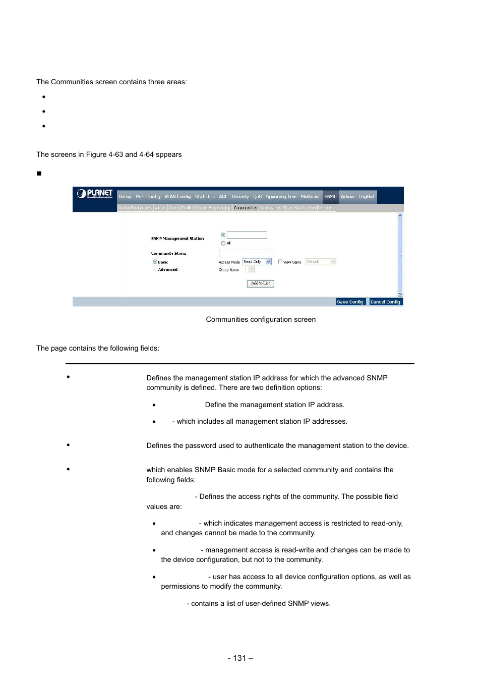 5 communities | Planet Technology WGSD-8000 User Manual | Page 131 / 382