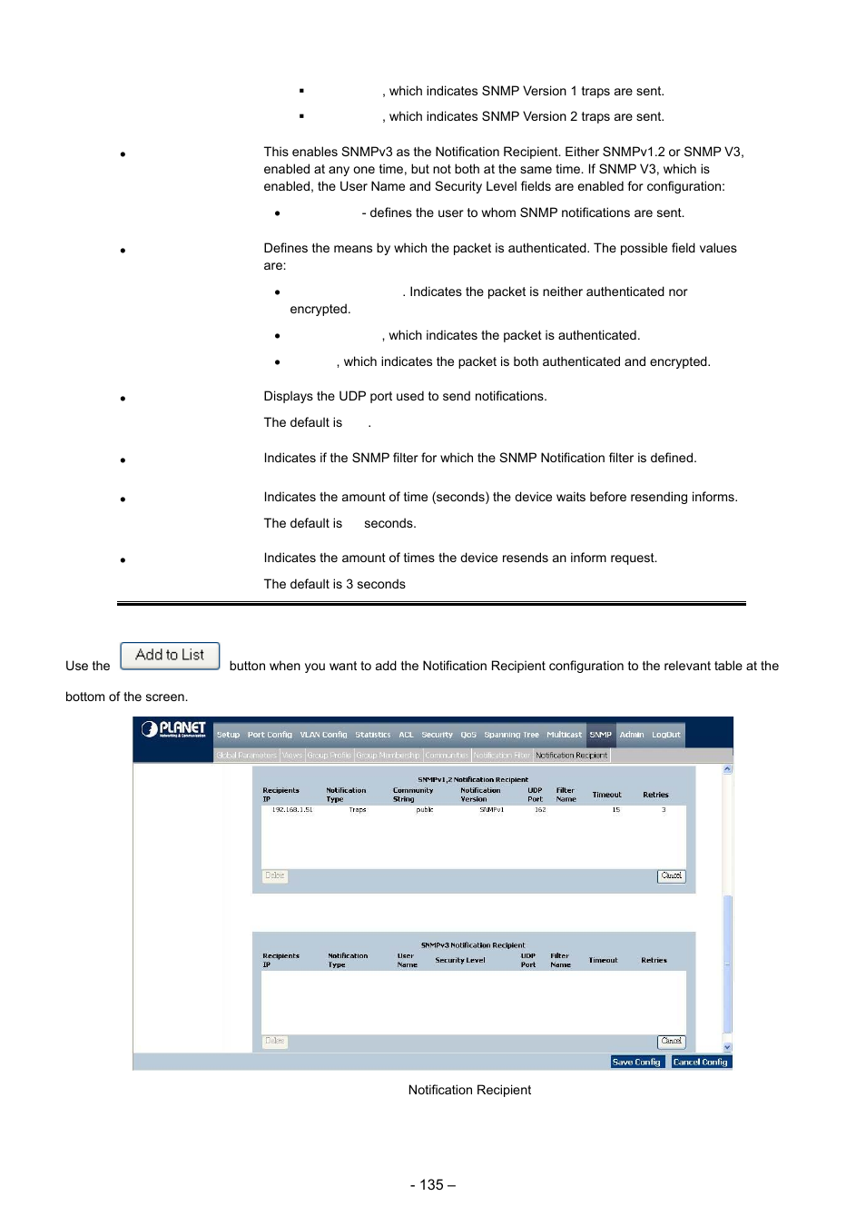 Planet Technology WGSD-8000 User Manual | Page 135 / 382