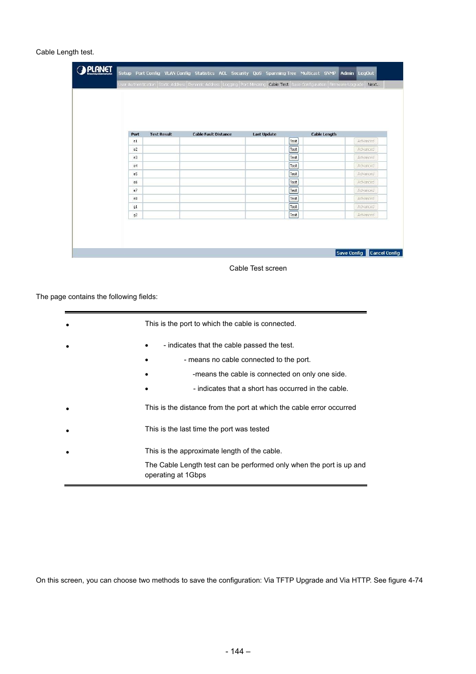7 save configuration | Planet Technology WGSD-8000 User Manual | Page 144 / 382