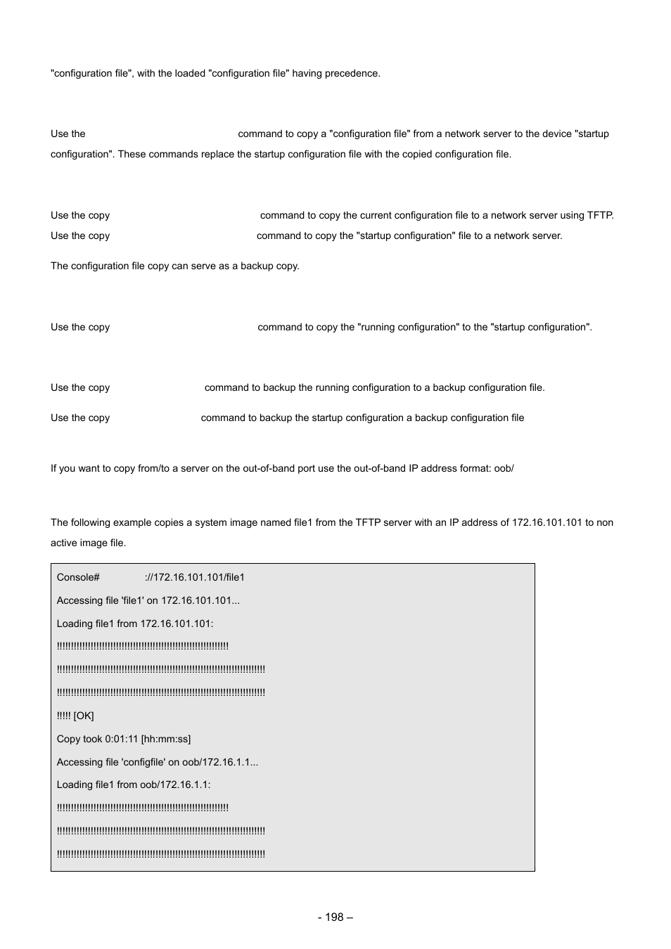 4 show startup-config, Example | Planet Technology WGSD-8000 User Manual | Page 198 / 382