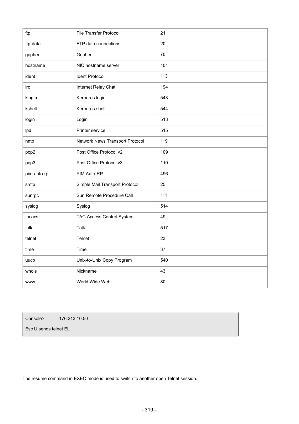 4 resume, Example | Planet Technology WGSD-8000 User Manual | Page 319 / 382