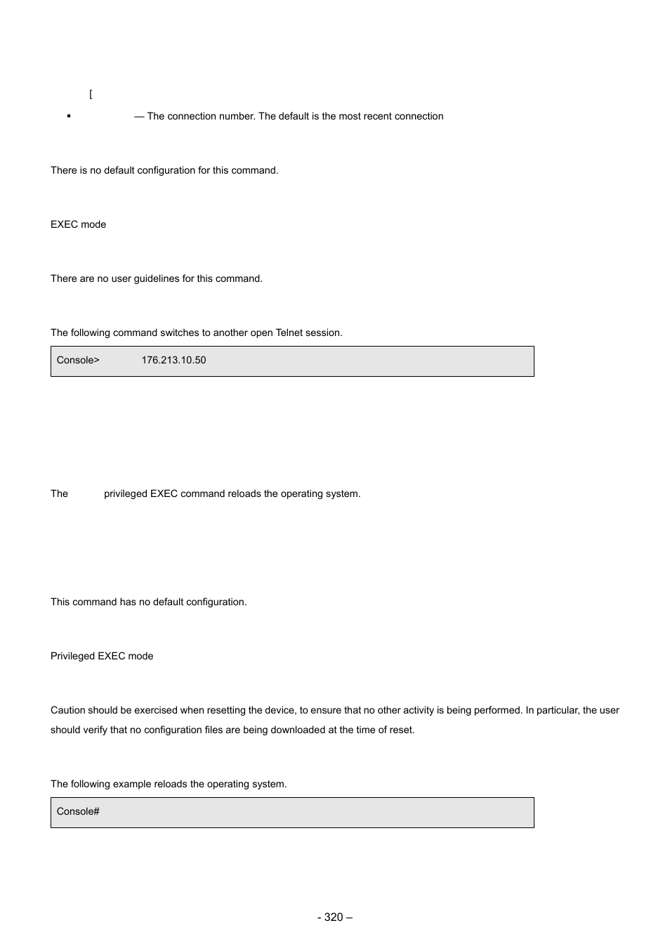 5 reload | Planet Technology WGSD-8000 User Manual | Page 320 / 382