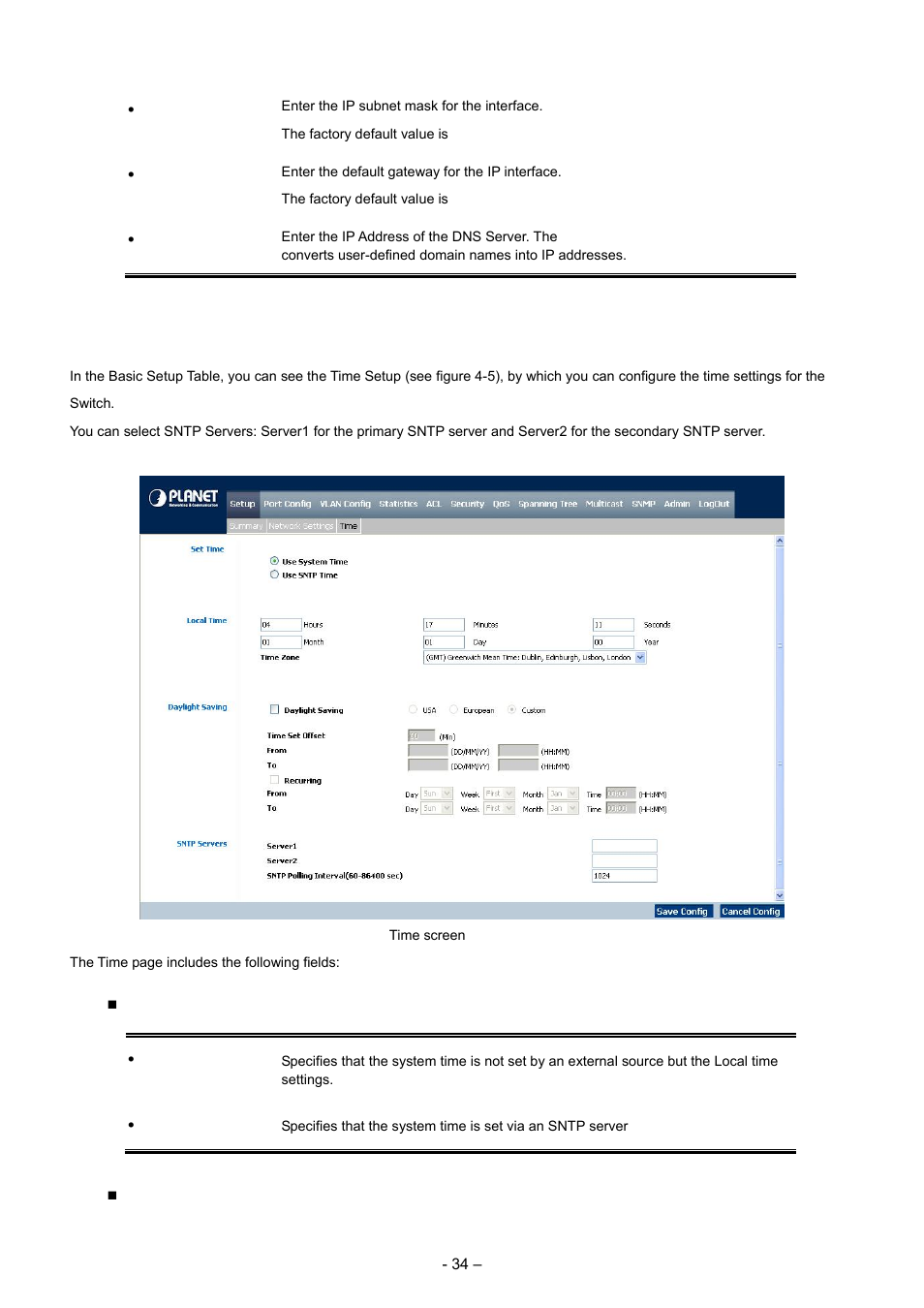 3 time | Planet Technology WGSD-8000 User Manual | Page 34 / 382