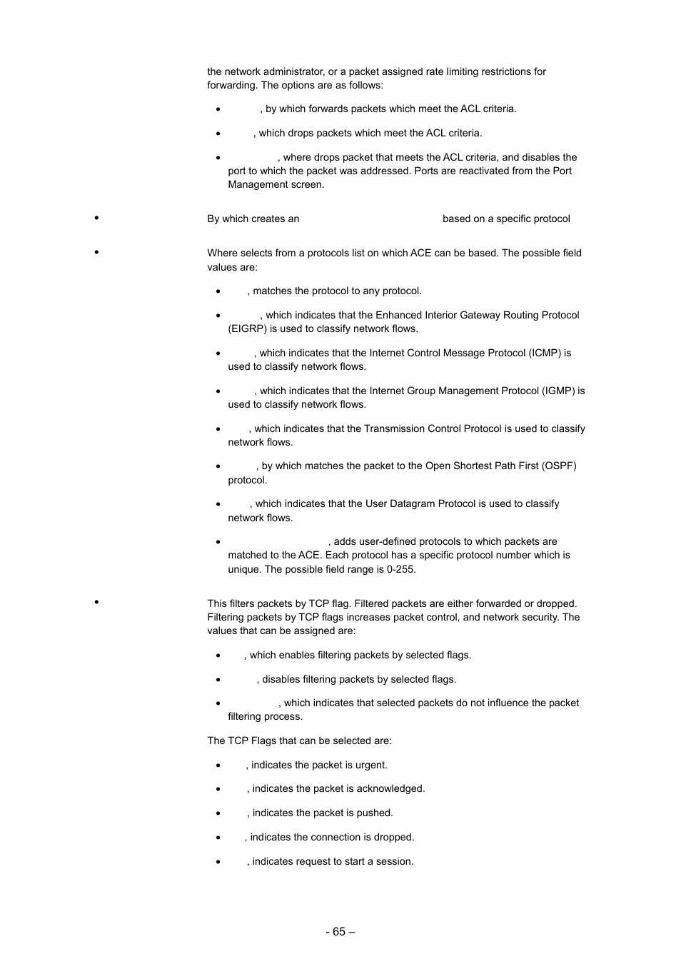 2 ip based acl configure sample | Planet Technology WGSD-8000 User Manual | Page 65 / 382