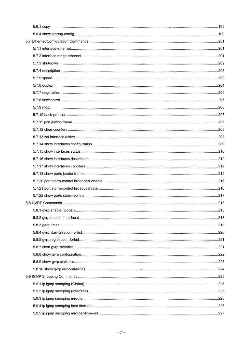 Planet Technology WGSD-8000 User Manual | Page 7 / 382