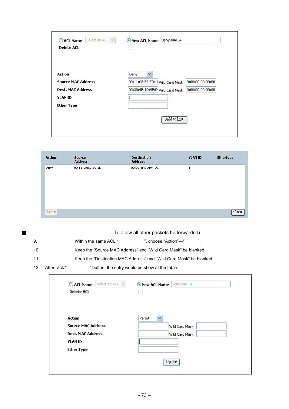 Planet Technology WGSD-8000 User Manual | Page 73 / 382