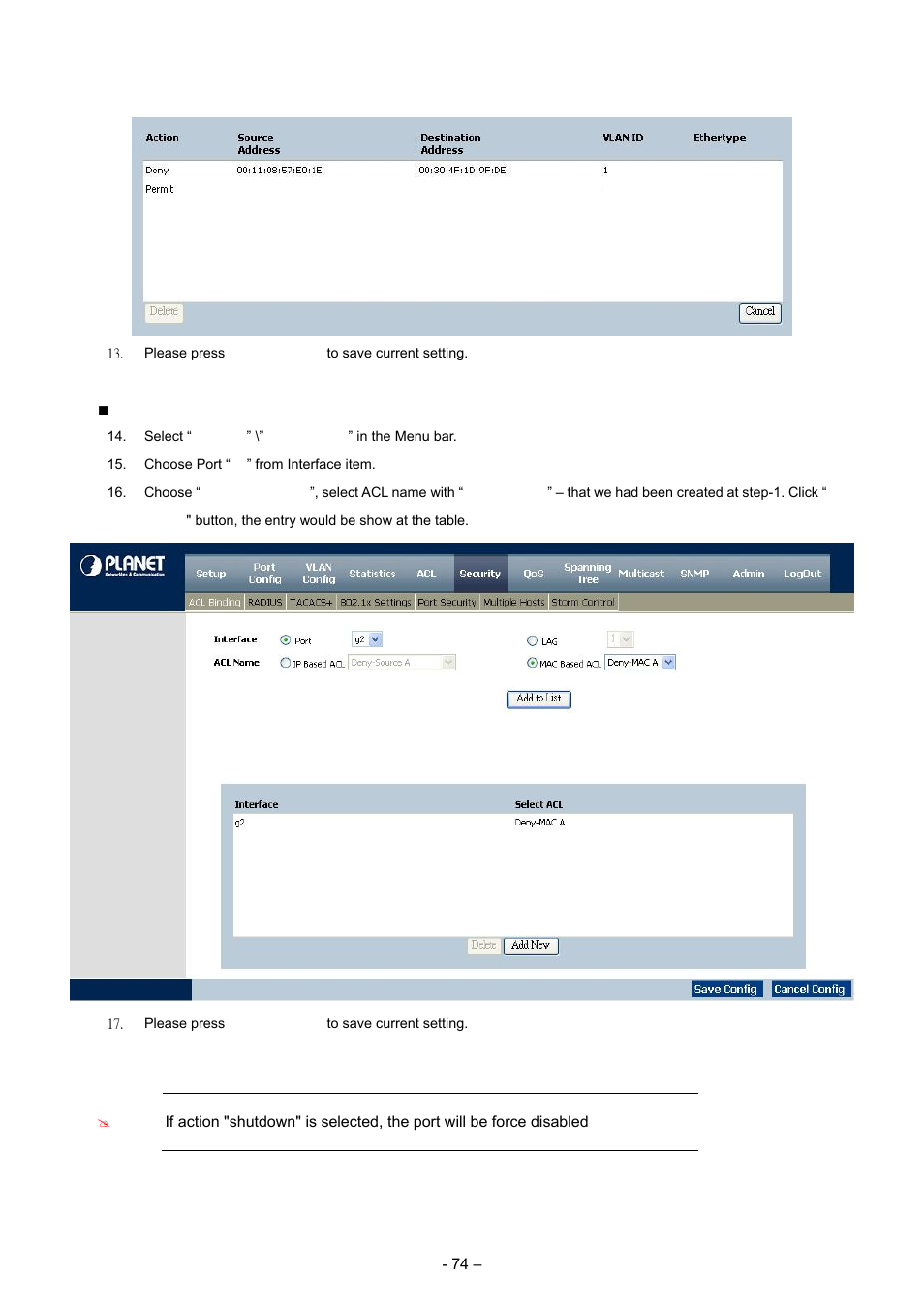 Planet Technology WGSD-8000 User Manual | Page 74 / 382