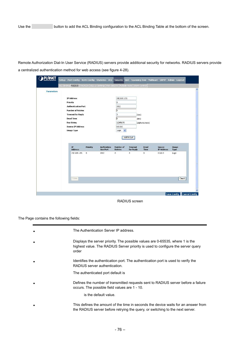 2 radius | Planet Technology WGSD-8000 User Manual | Page 76 / 382