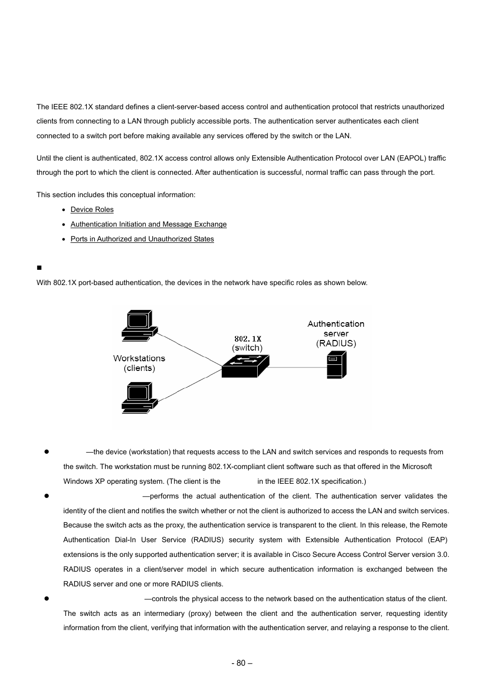 4 802.1x settings | Planet Technology WGSD-8000 User Manual | Page 80 / 382