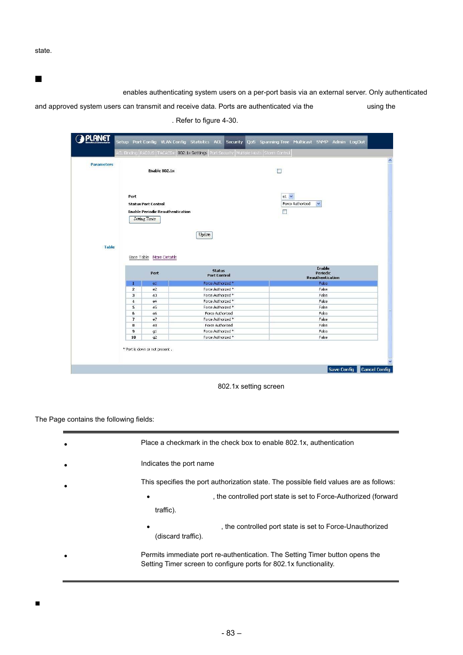 Planet Technology WGSD-8000 User Manual | Page 83 / 382