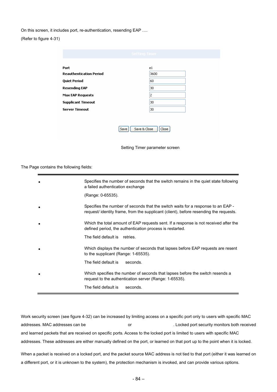 5 port security | Planet Technology WGSD-8000 User Manual | Page 84 / 382