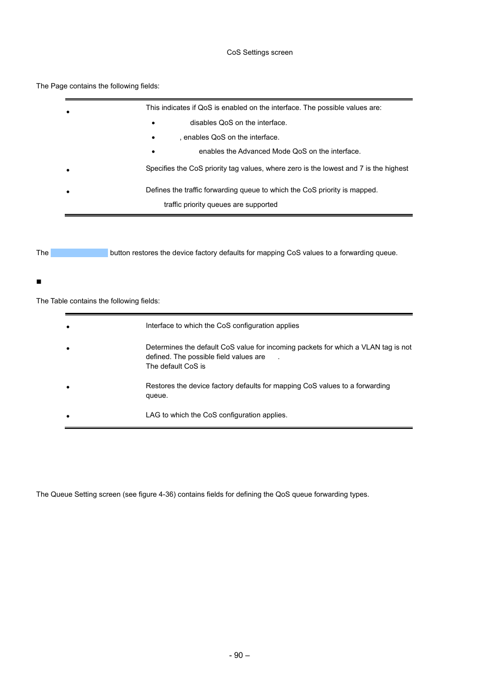 2 queue setting | Planet Technology WGSD-8000 User Manual | Page 90 / 382